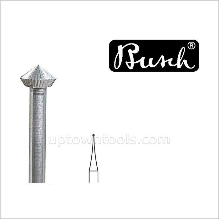 Busch Jewelry Burs – Figure 156C 90° Bearing Cutter, Pack Of 6, Made In Germany