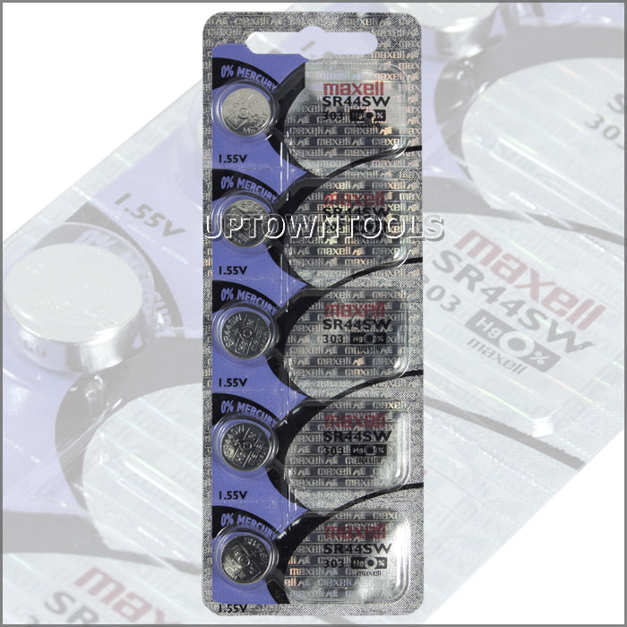 BATTERIA PILA ALL'OSSIDO DI ARGENTO 303-357 SR44SW SR44 OTOLOGI TERMOMETRI - Foto 8