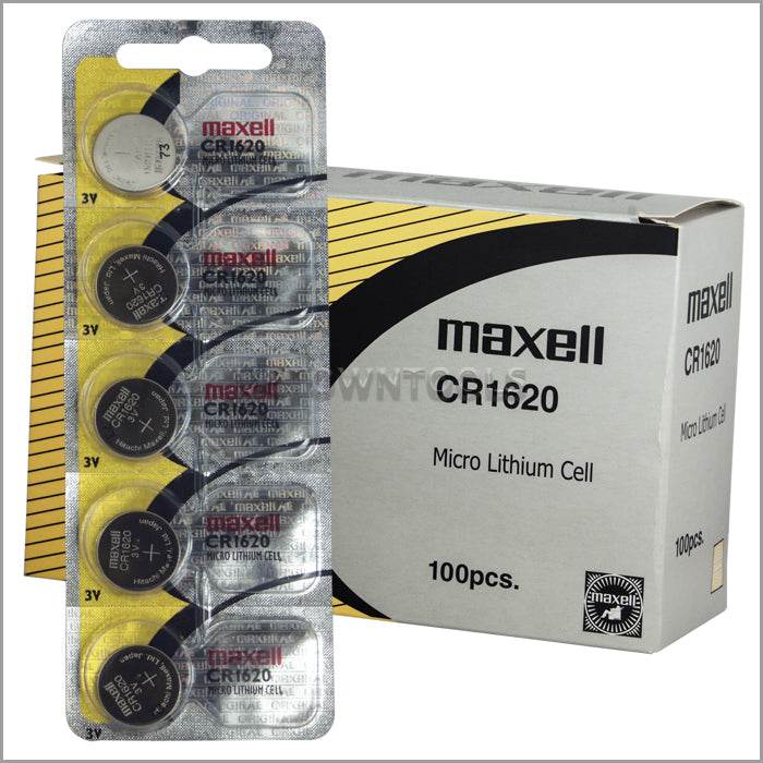 Maxell Battery / Maxell CR1620 3V Lithium Coin Cell Battery – uptowntools