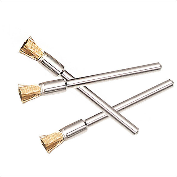 END WIRE MOUNTED BRUSH BRASS STRAIGHT