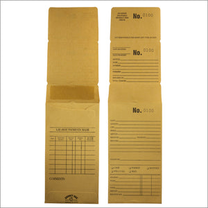 Repair & Layaway  envelopes- 3 Tier part New-yellow