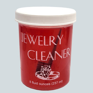 Jewelry Cleaning Solution ( 8 oz ) w/ Brush & Basket sold case of 24