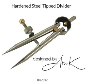 HARDENED STEEL DIVIDER 3" BY  ARA K