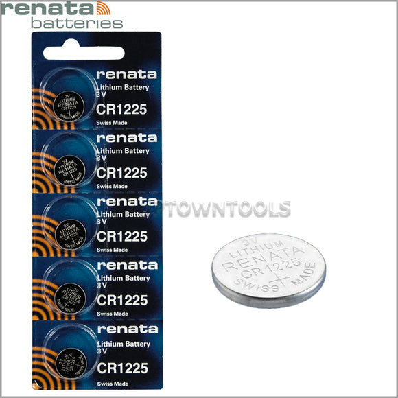 RENATA Battery  Cr1225 3V Lithium  - 1 STRIP (5pcs)