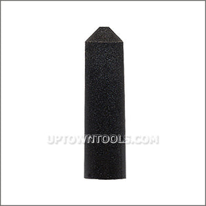 DEDECO UNIVERSAL SILICONE RUBBER CYLINDERS  POINTED  BLACK - MEDIUM (15/16" x 1/4")