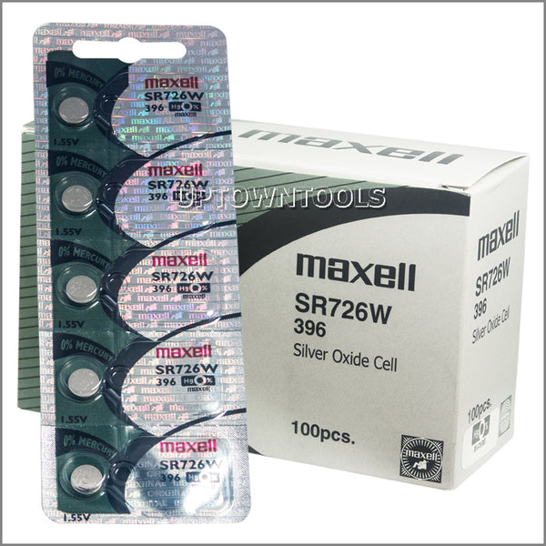indbildskhed Inspektør springvand Maxell Battery / Maxell SR726W Silver Oxide Button Cell – uptowntools