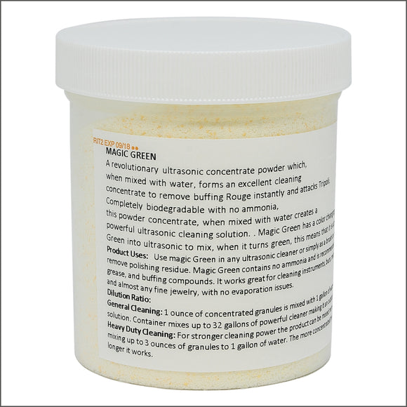 Ultrasonic concentrate powder