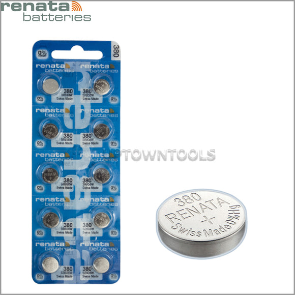 RENATA  380 ( SR936W )    Silver Oxide Batteries (High Drain), 1.55 V-1STRIP(5pcs)