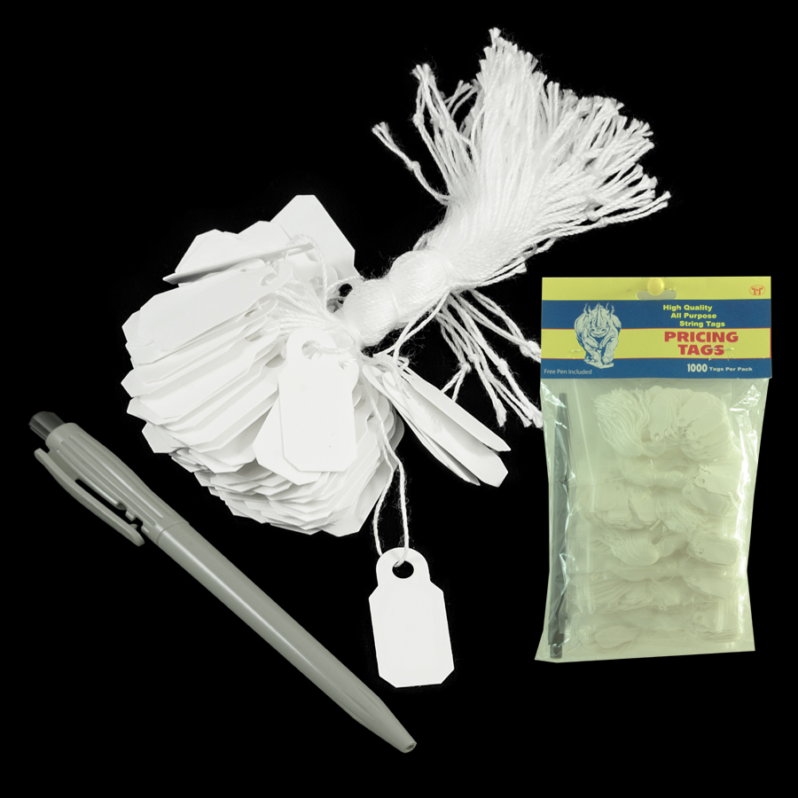 Paper String Tags all purpose White paper String Tags 10mm x 22mmUPTOWNTOOLSall purpose ...