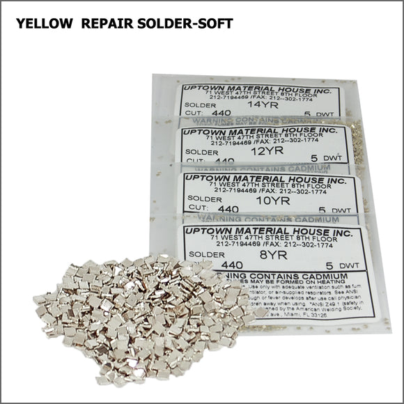 yellow repair SOLDER 5DWT /soft/8yr/10yr/12yr/14yr