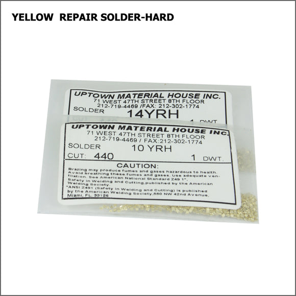 yellow repair SOLDER 1DWT /hard/10yr/14yr