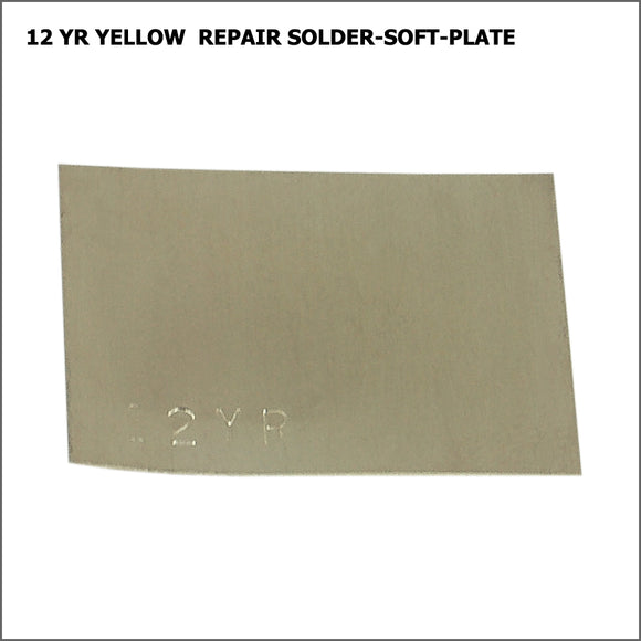12yr  yellow repair solder-soft