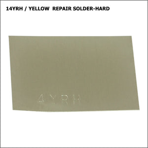 14yrh  yellow repair solder-hard